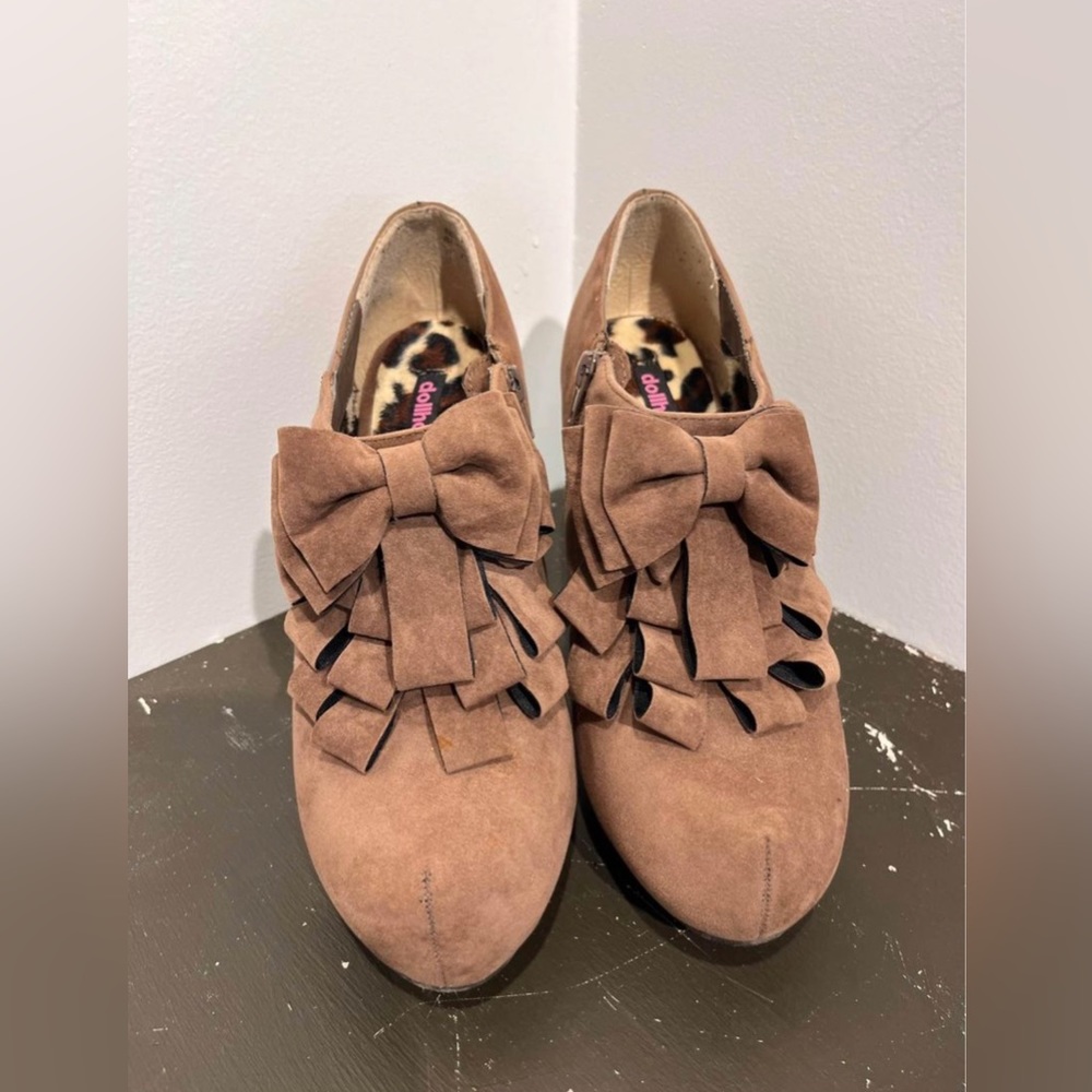 Brown Suede High Heels